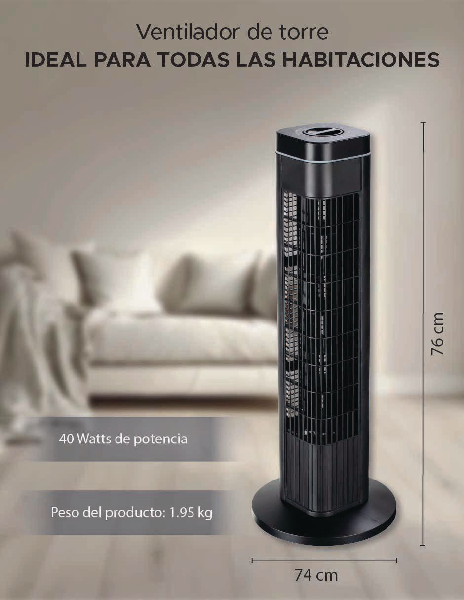 VENTILADOR DE TORRE VENTILADOR , NEGROE 7
