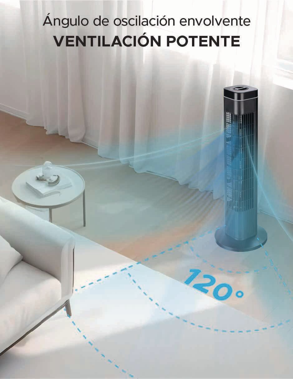 VENTILADOR DE TORRE VENTILADOR , NEGROE 6