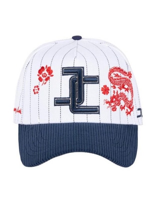 Gorra visera curva broche casual Dragón para hombre