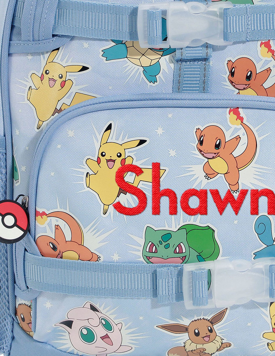 Mochila escolar pokémon para niño