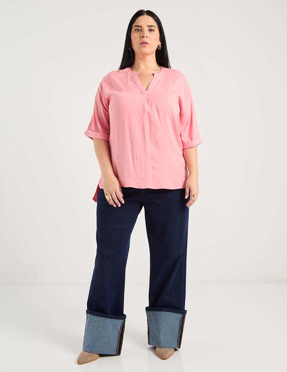Pantalón acampanado The Pattern wide leg para mujer