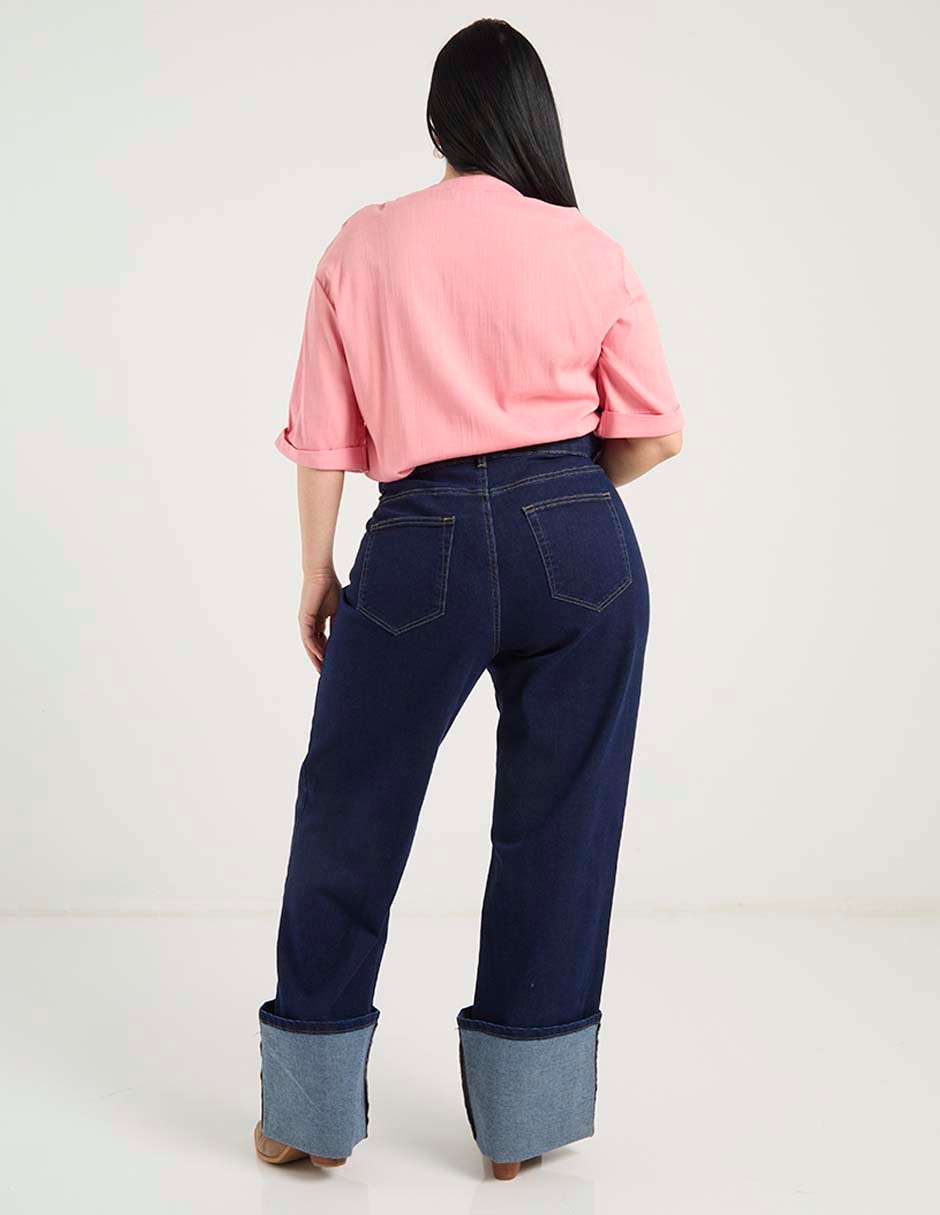 Pantalón acampanado The Pattern wide leg para mujer
