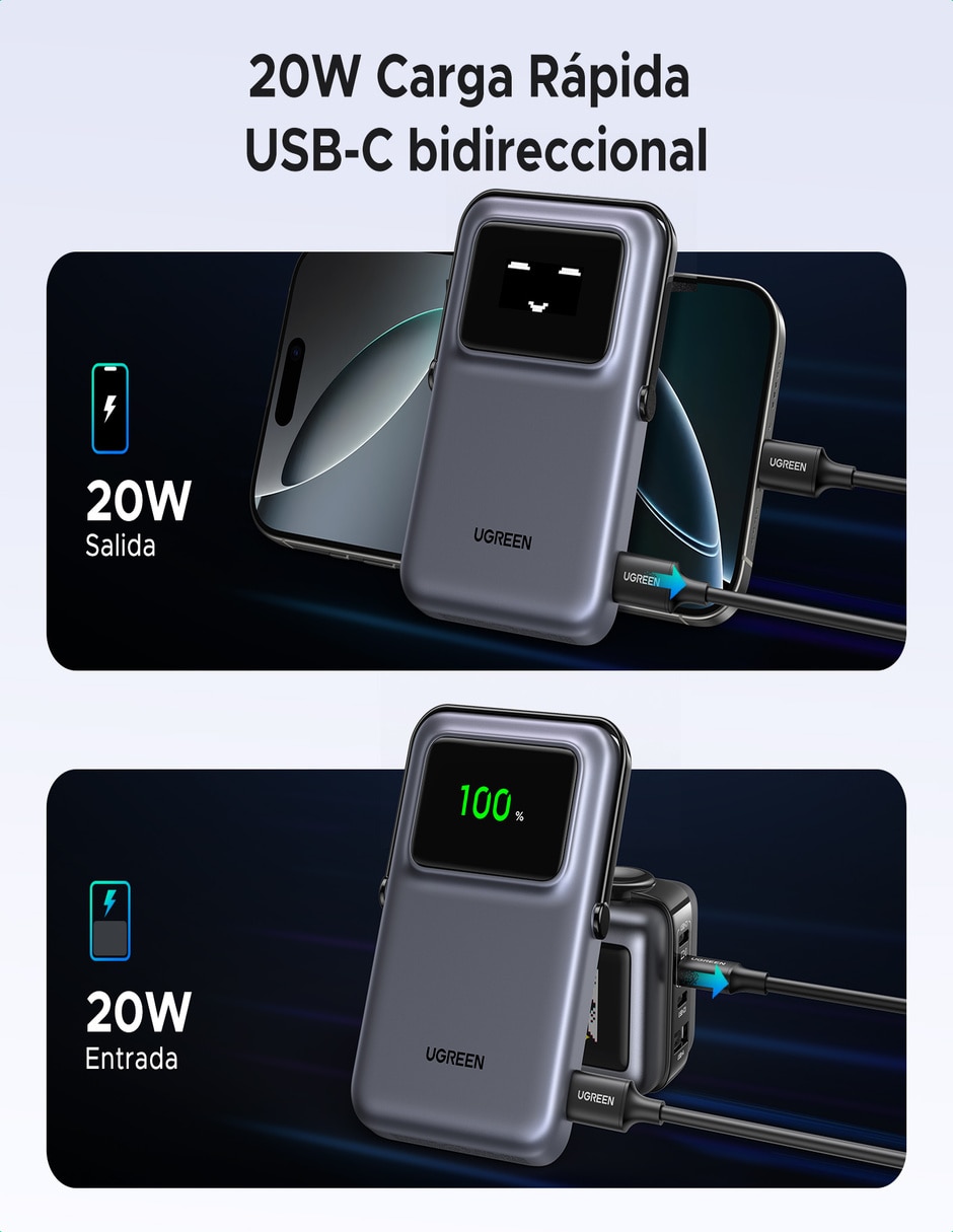 Batería portátil 10000 mAh PB572 7