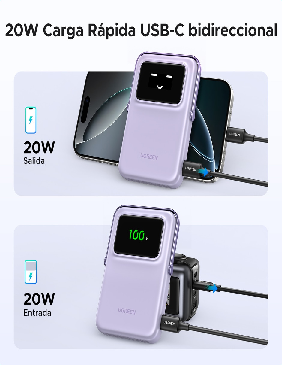 Batería portátil 10000 mAh PB572 6