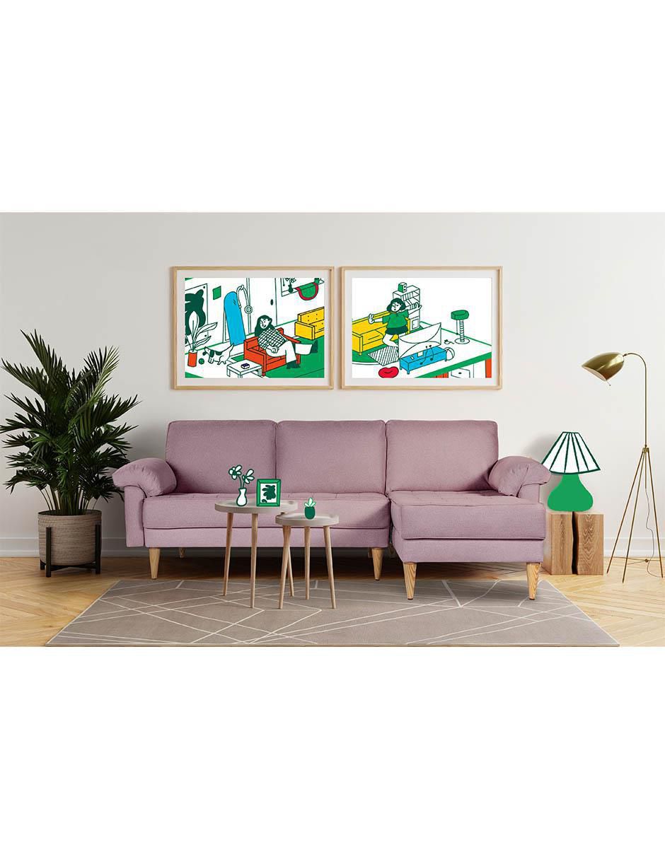Sala modular de lino 8