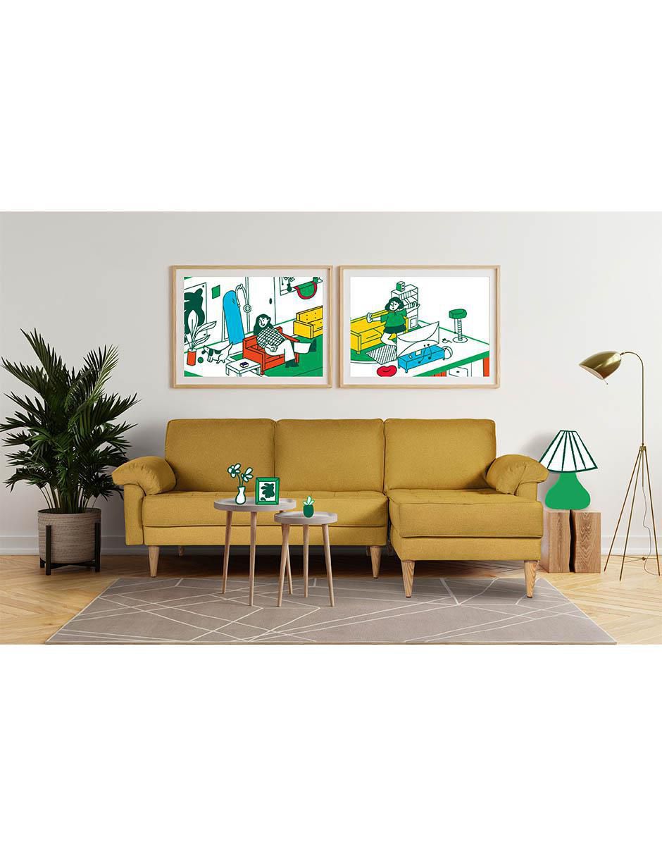 Sala modular de lino 8