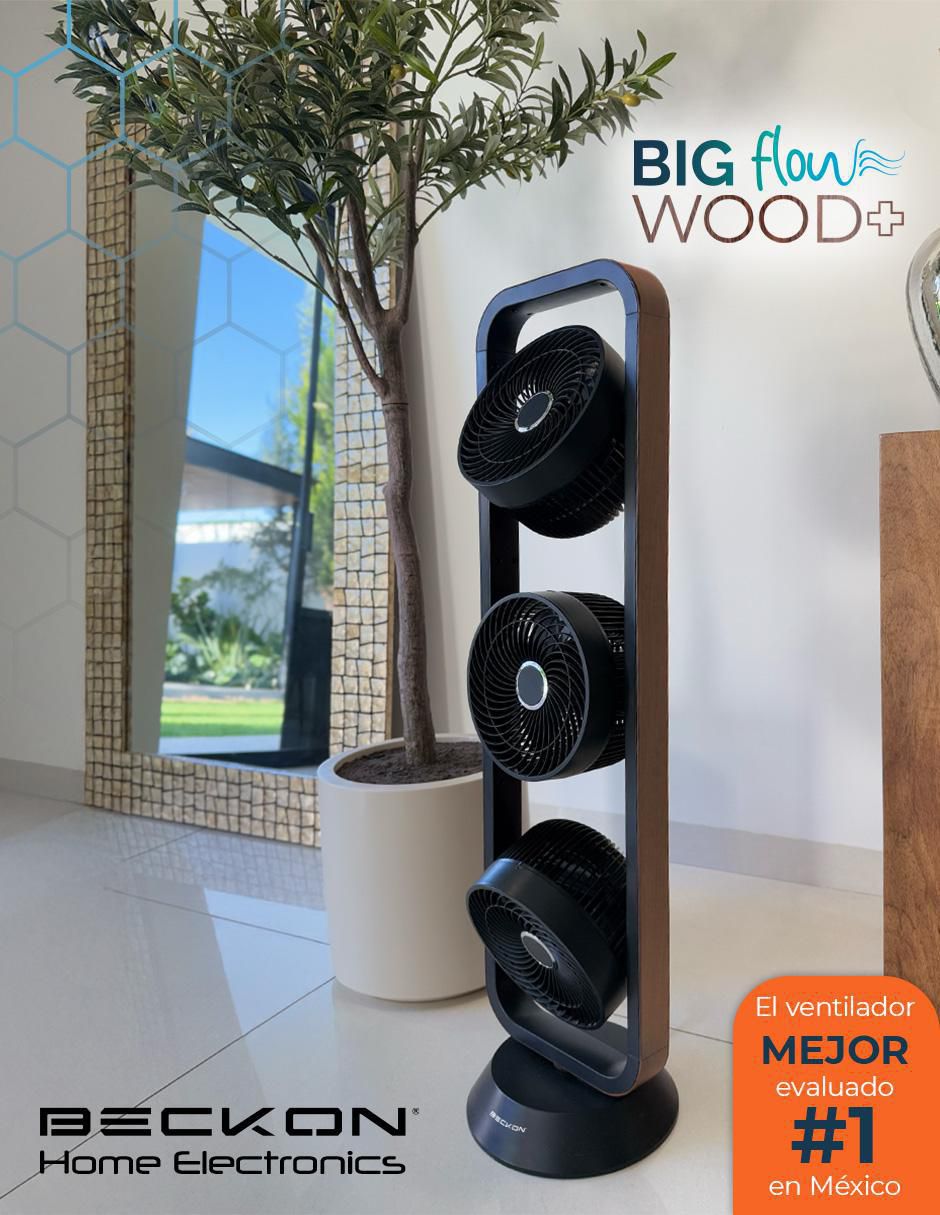 VENTILADOR DE TORRE BV-SJ3K BEC, NEGRO 2