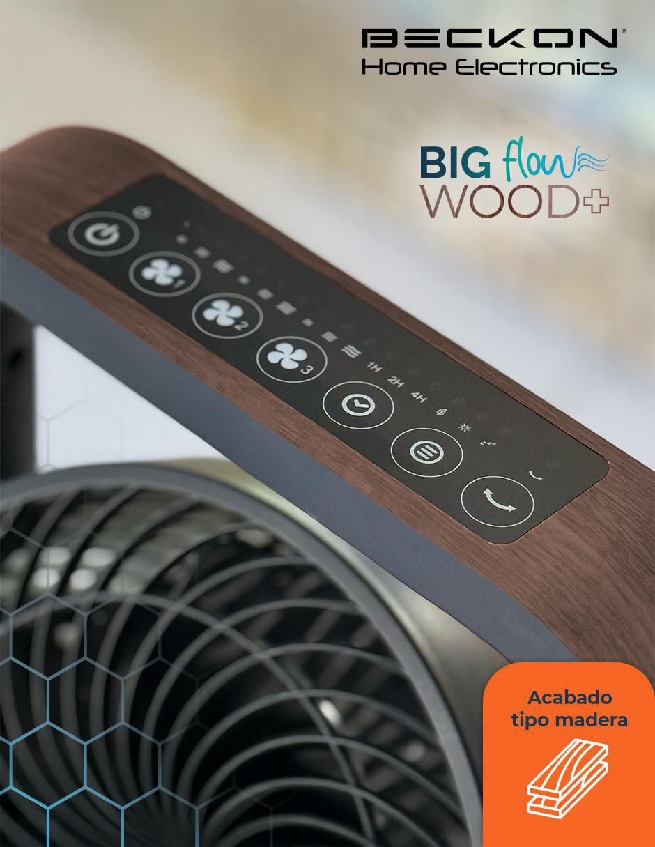VENTILADOR DE TORRE BV-SJ3K BEC, NEGRO 7