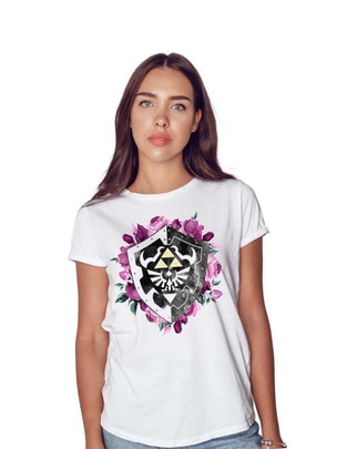 Playera manga corta cuello redondo para mujer Playera manga corta cuello redondo para mujer