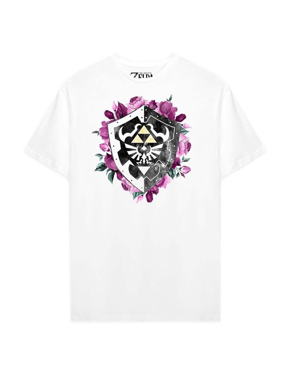 Playera manga corta Nintendo cuello redondo para mujer