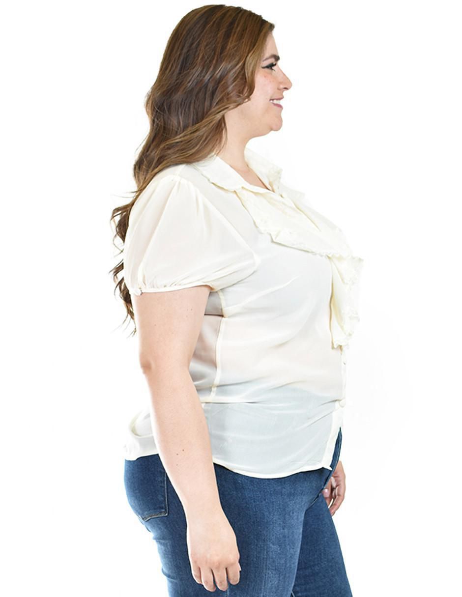 Blusa manga corta para mujer 7