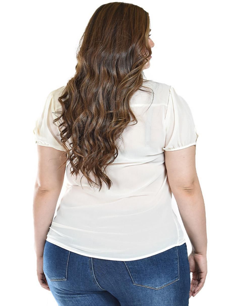 Blusa manga corta para mujer 8