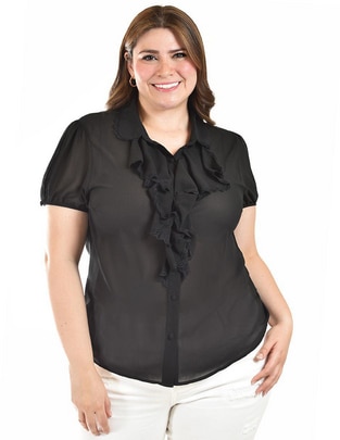 Blusa manga corta para mujer 1