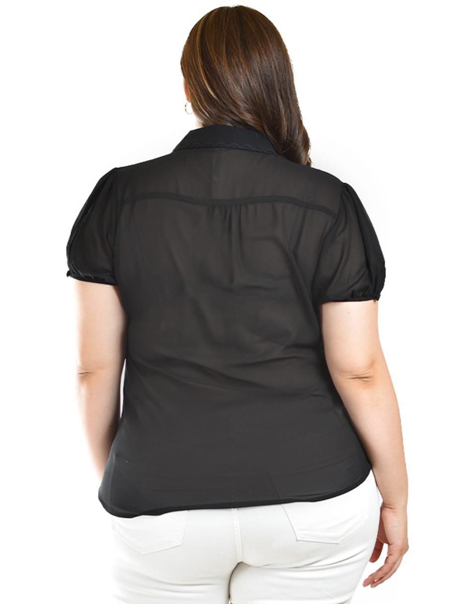 Blusa manga corta para mujer 7