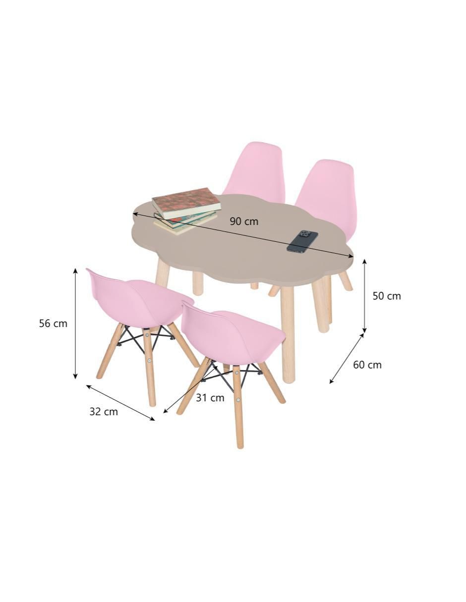 Mesa con silla armable 5