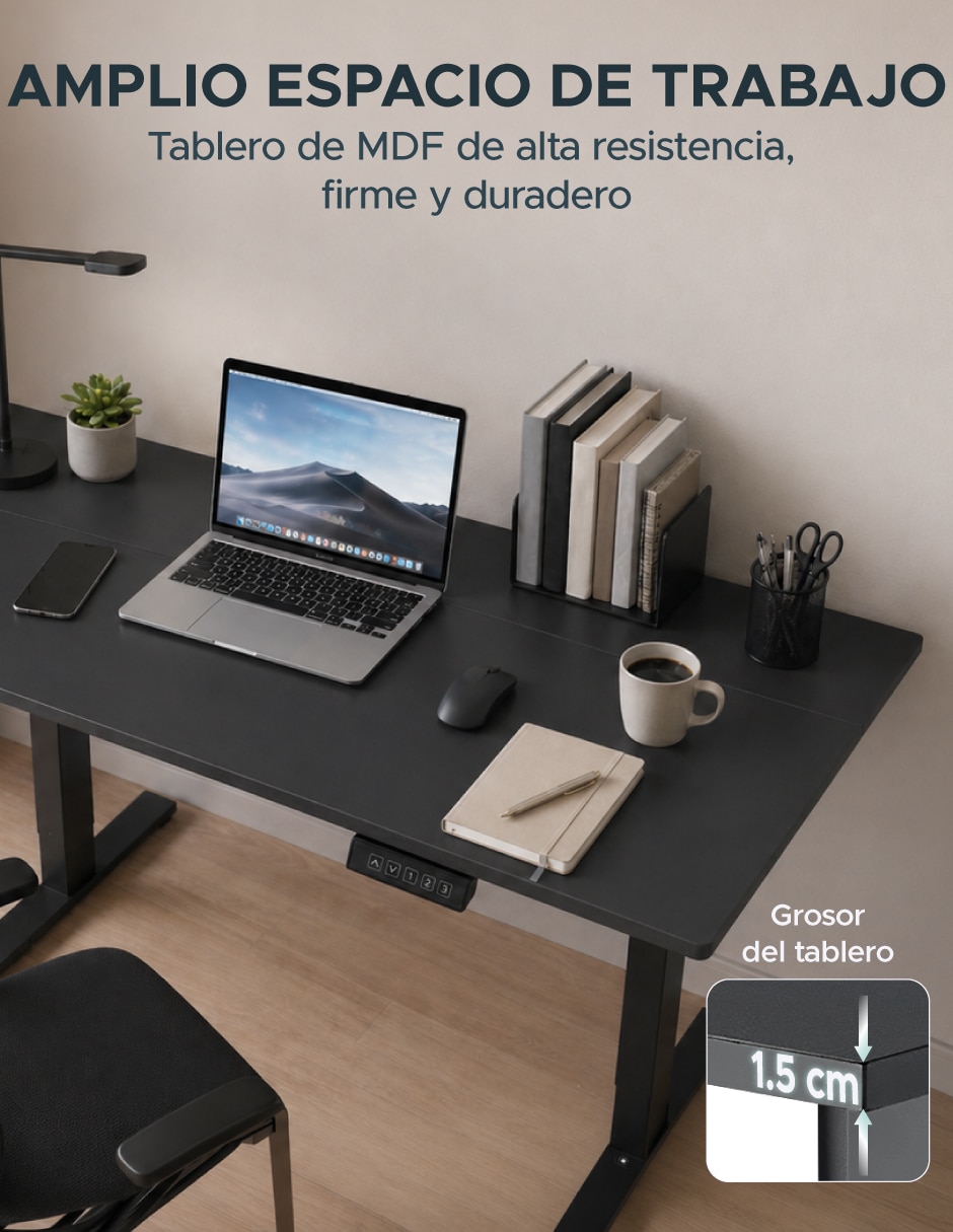 Escritorio armable de MDF 8