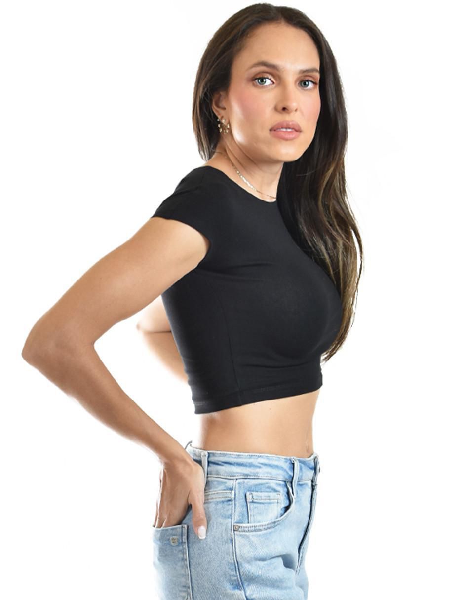 Blusa manga corta para mujer 5