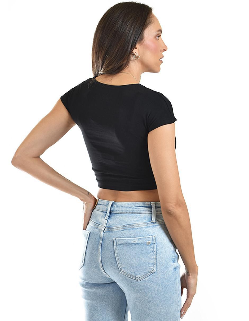 Blusa manga corta para mujer 6