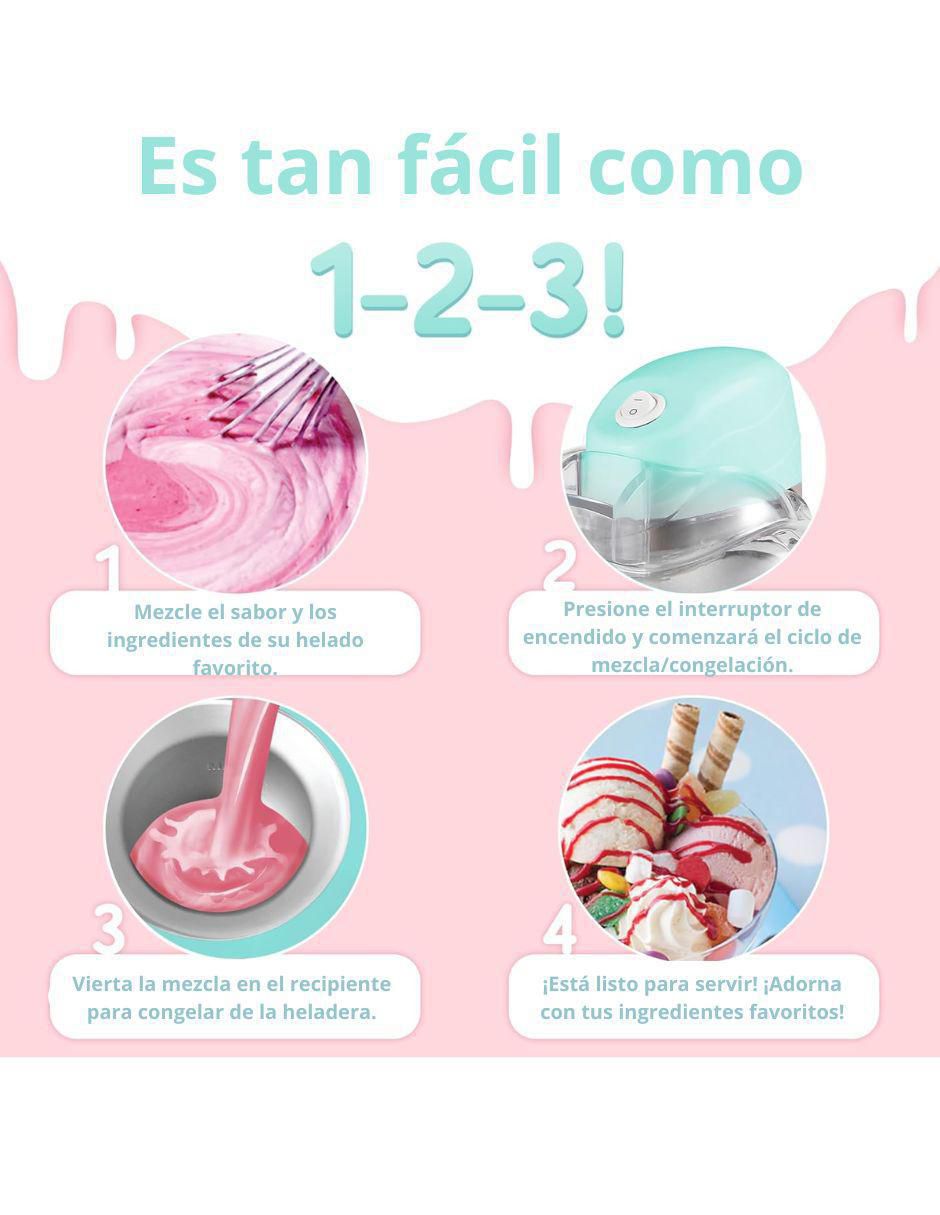 MÁQUINA HELADO EIM-520 ELI, AZUL CLARO