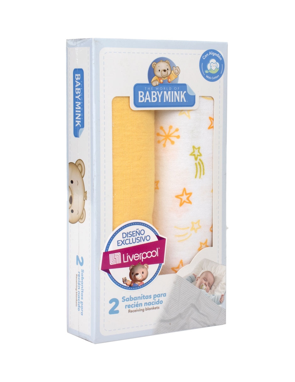 Set sábanas planas de algodón baby mink 2