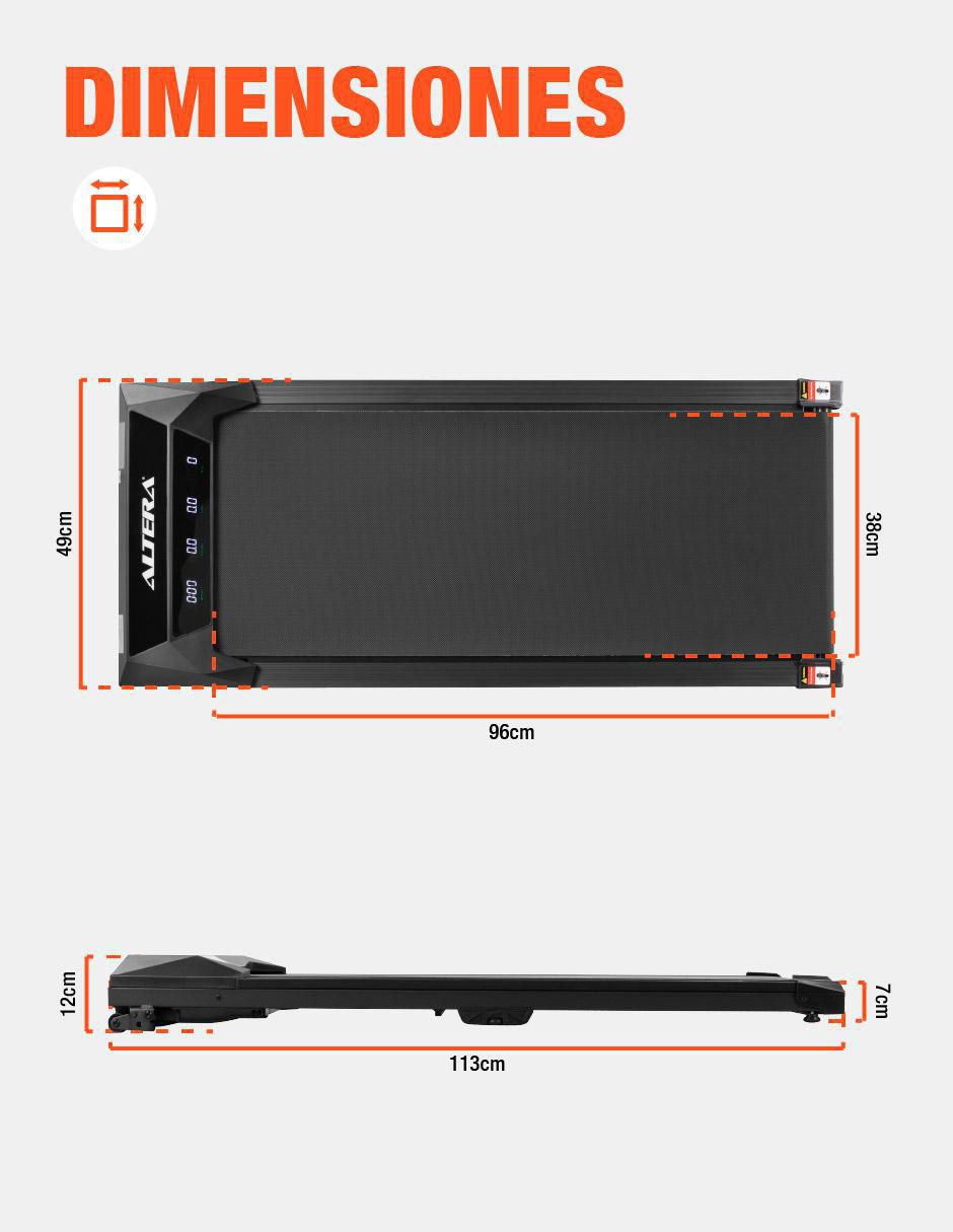 Caminadora casera Altera plegable