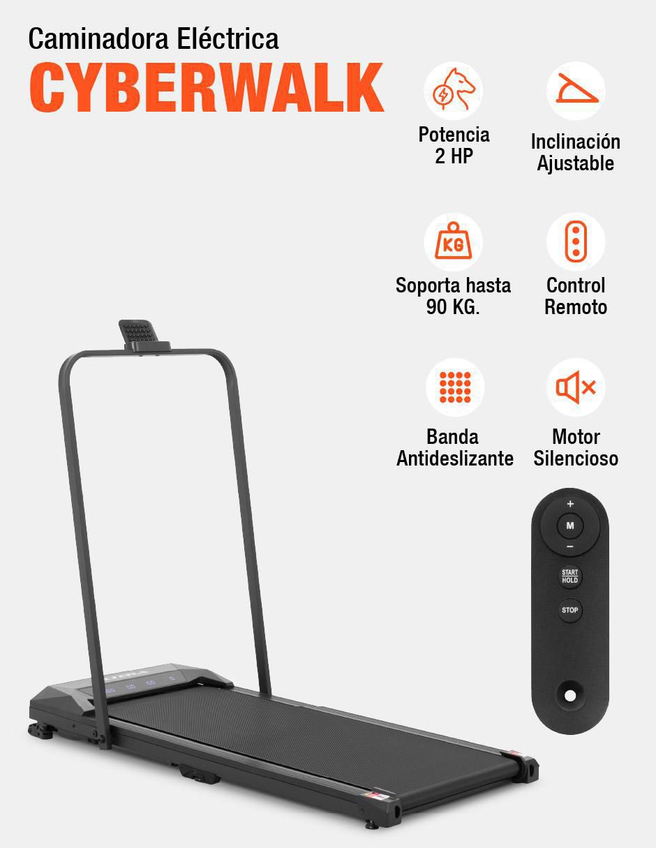 Caminadora semiprofesional plegable 9