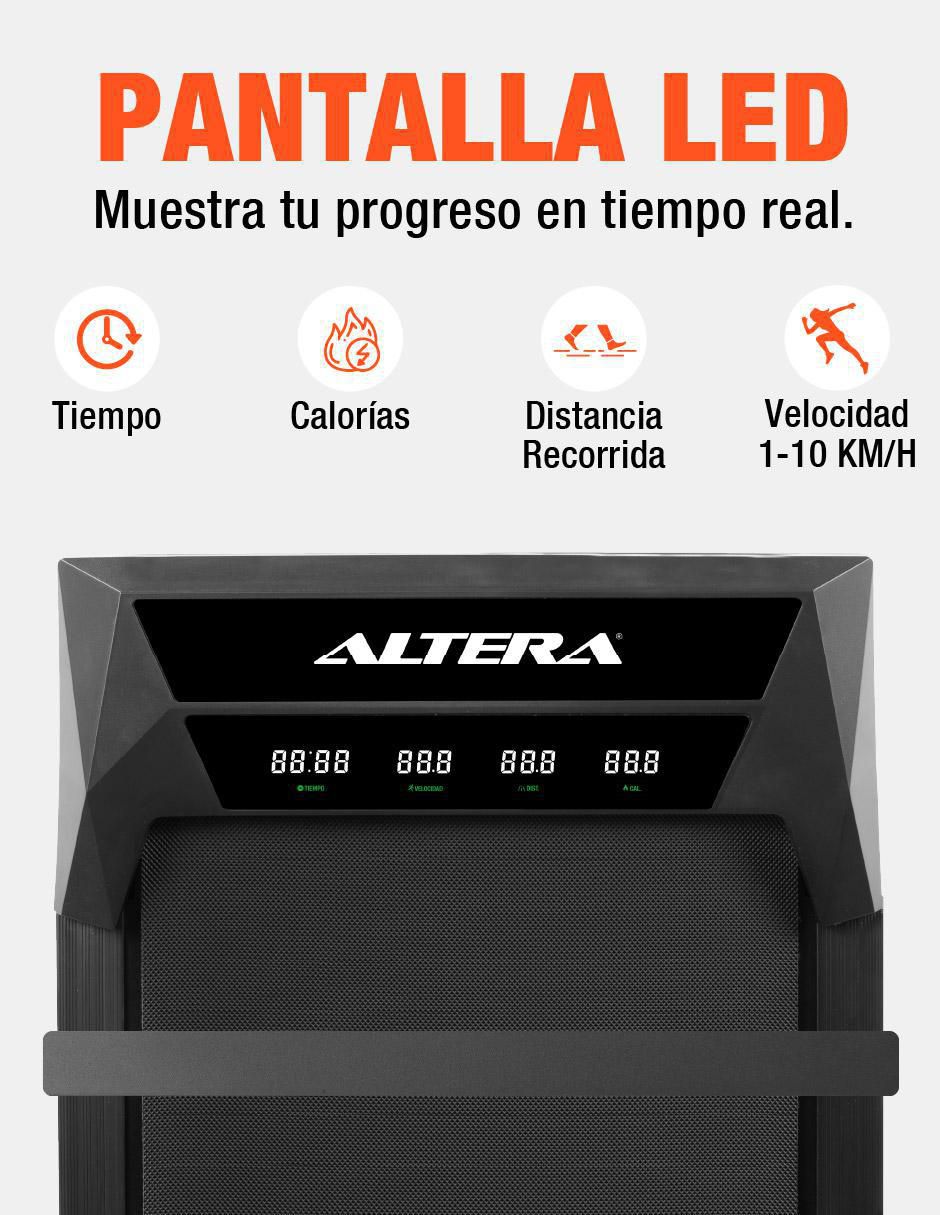 Caminadora semiprofesional plegable 10
