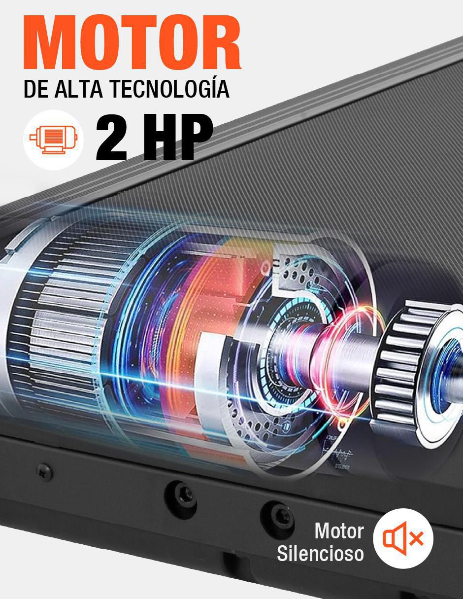Caminadora semiprofesional plegable 13