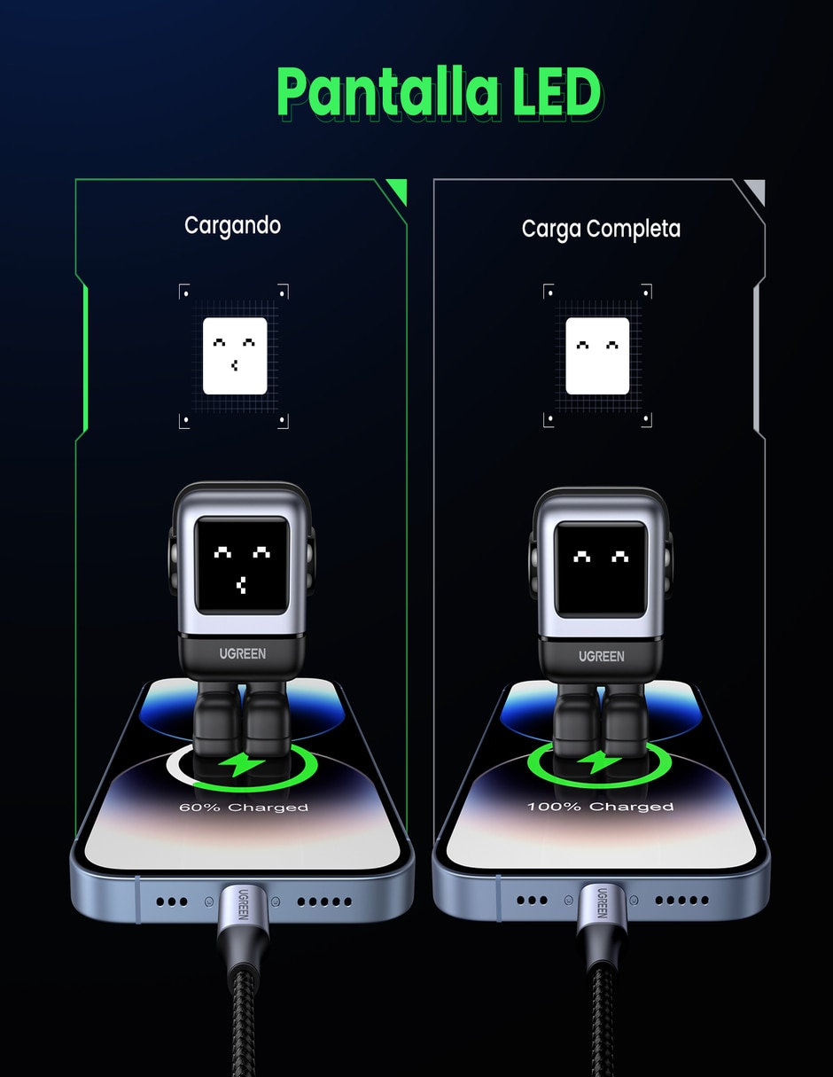Cargador pared 15570 USB + USB tipo C 11