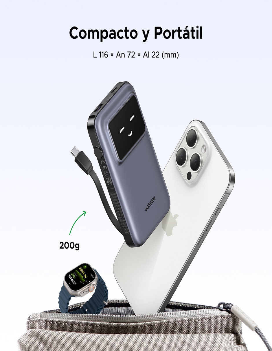 Batería portátil 10000 mAh PB511 9