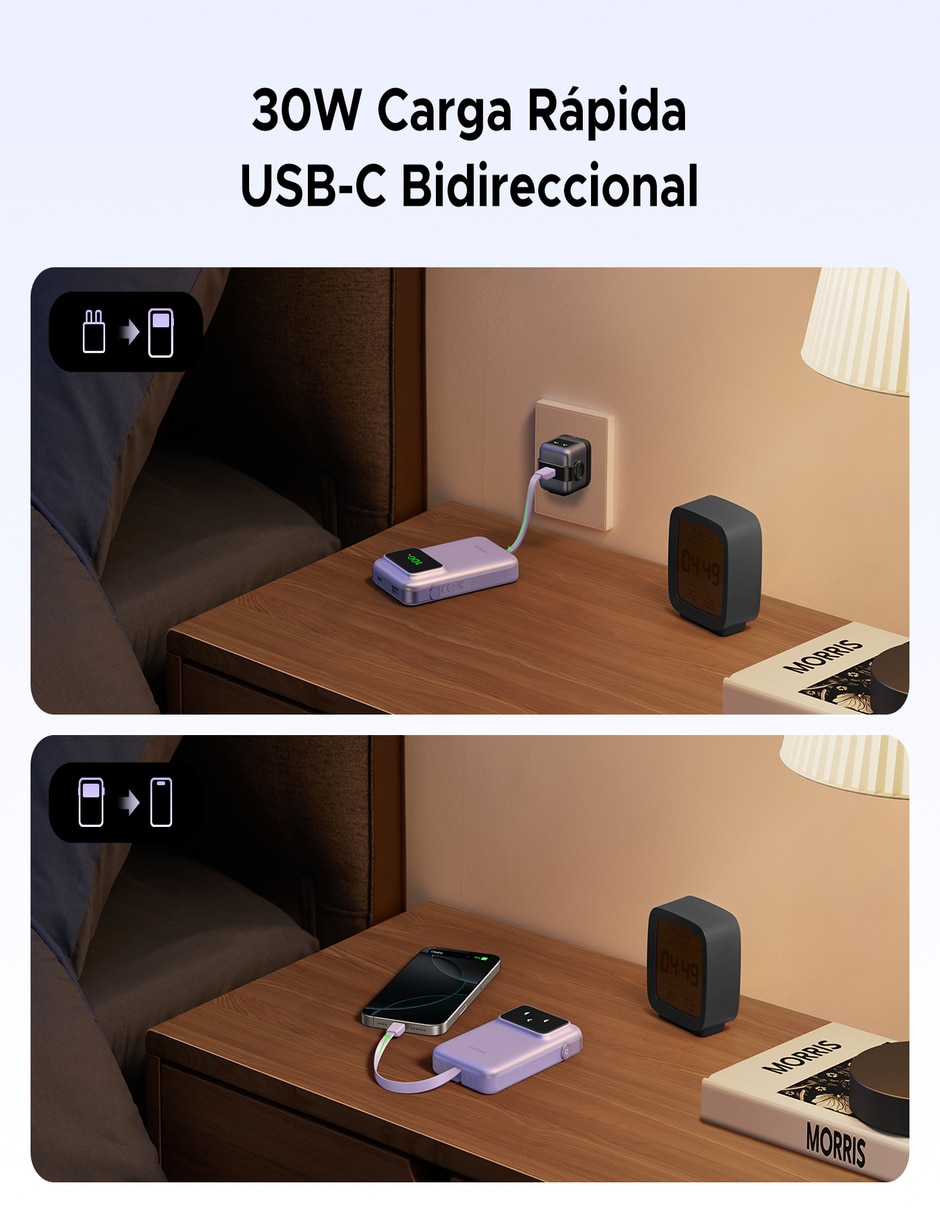 Batería portátil 10000 mAh PB511 8
