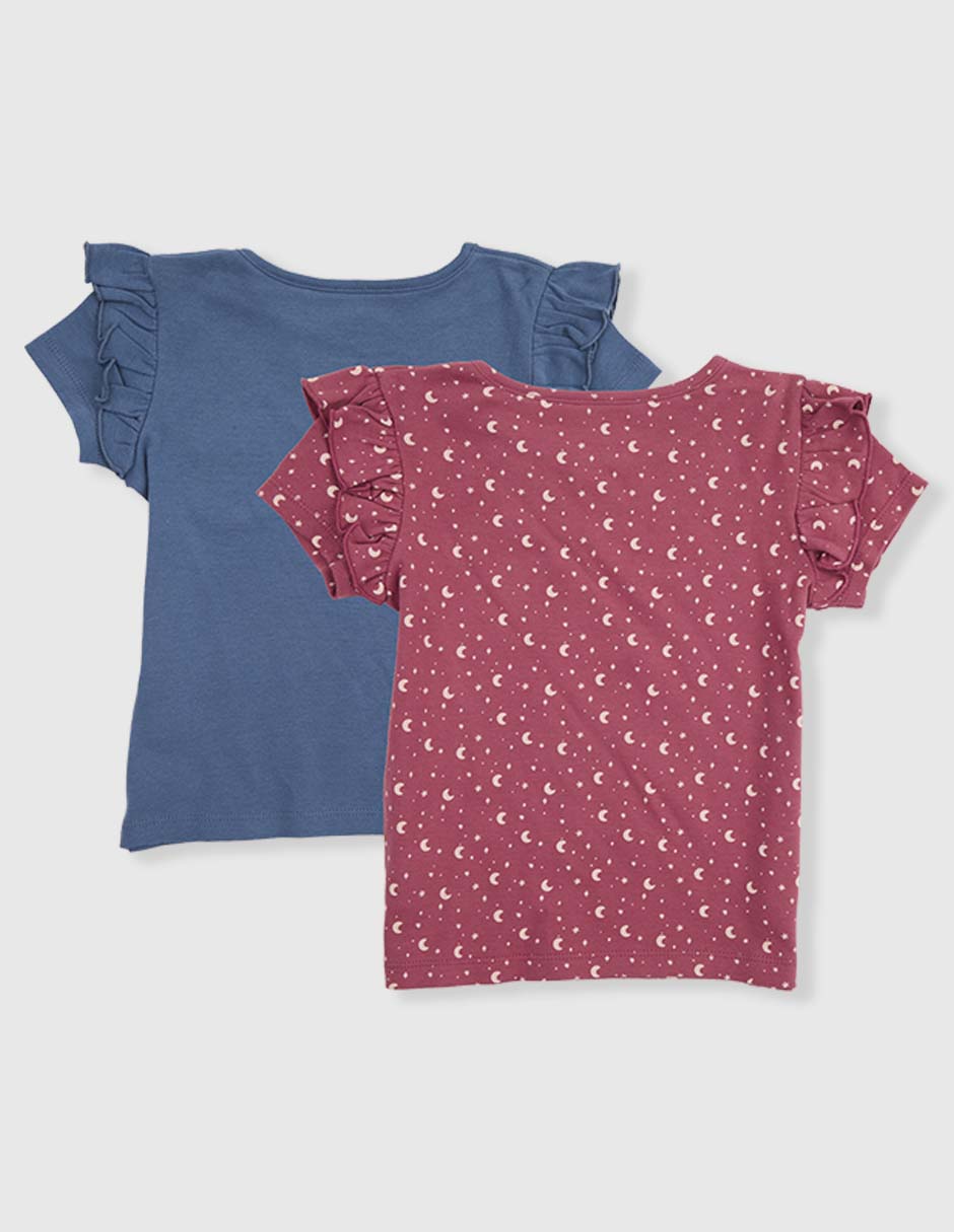 Set playera Piquenique Babies manga corta para bebé niña