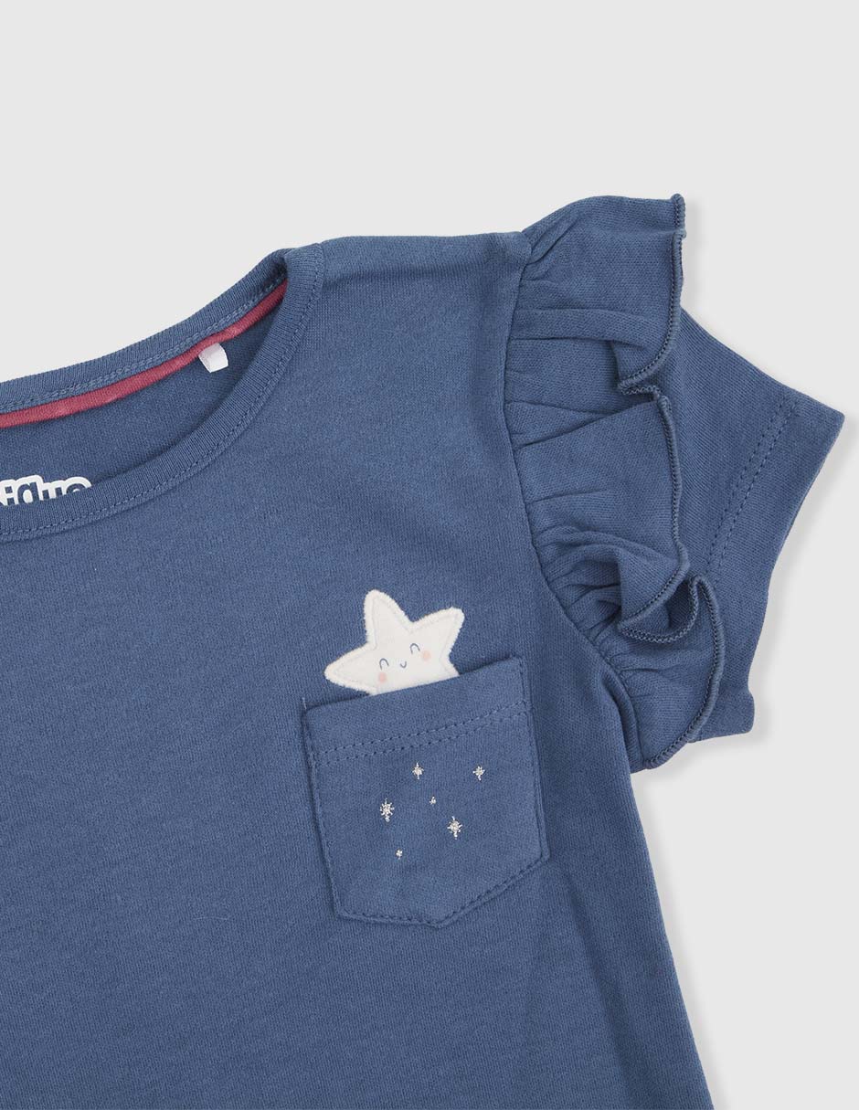 Set playera Piquenique Babies manga corta para bebé niña