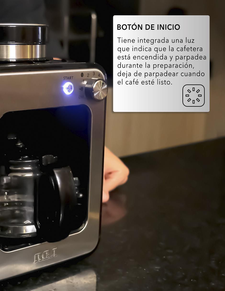 CAFETERA ELÉCTRICA RC-CA, 1.1 L, NEGRO 3