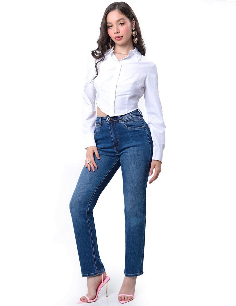 Jeans straight para mujer