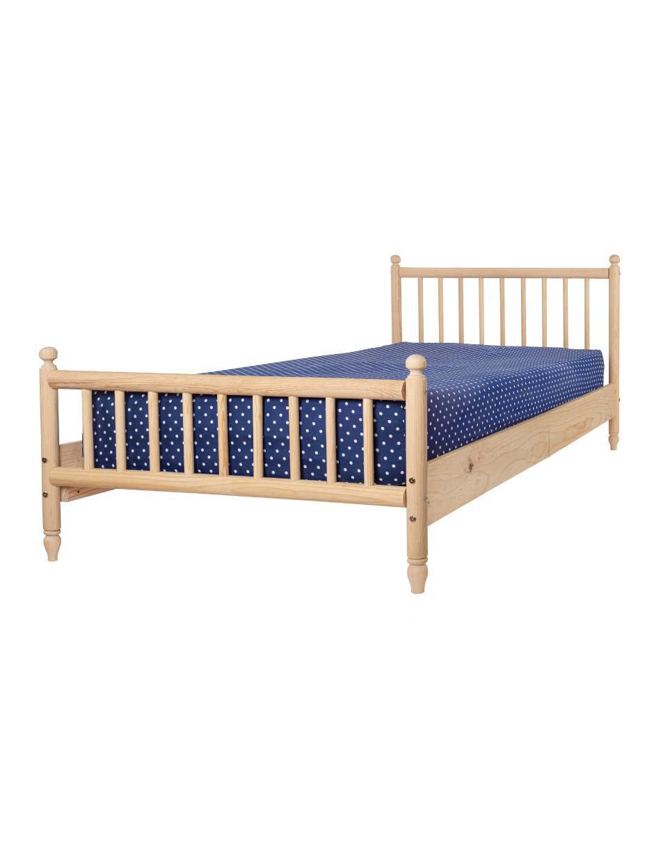 Cama de madera pino individual