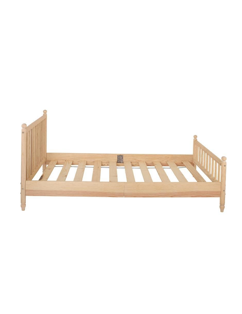 Cama de madera pino individual