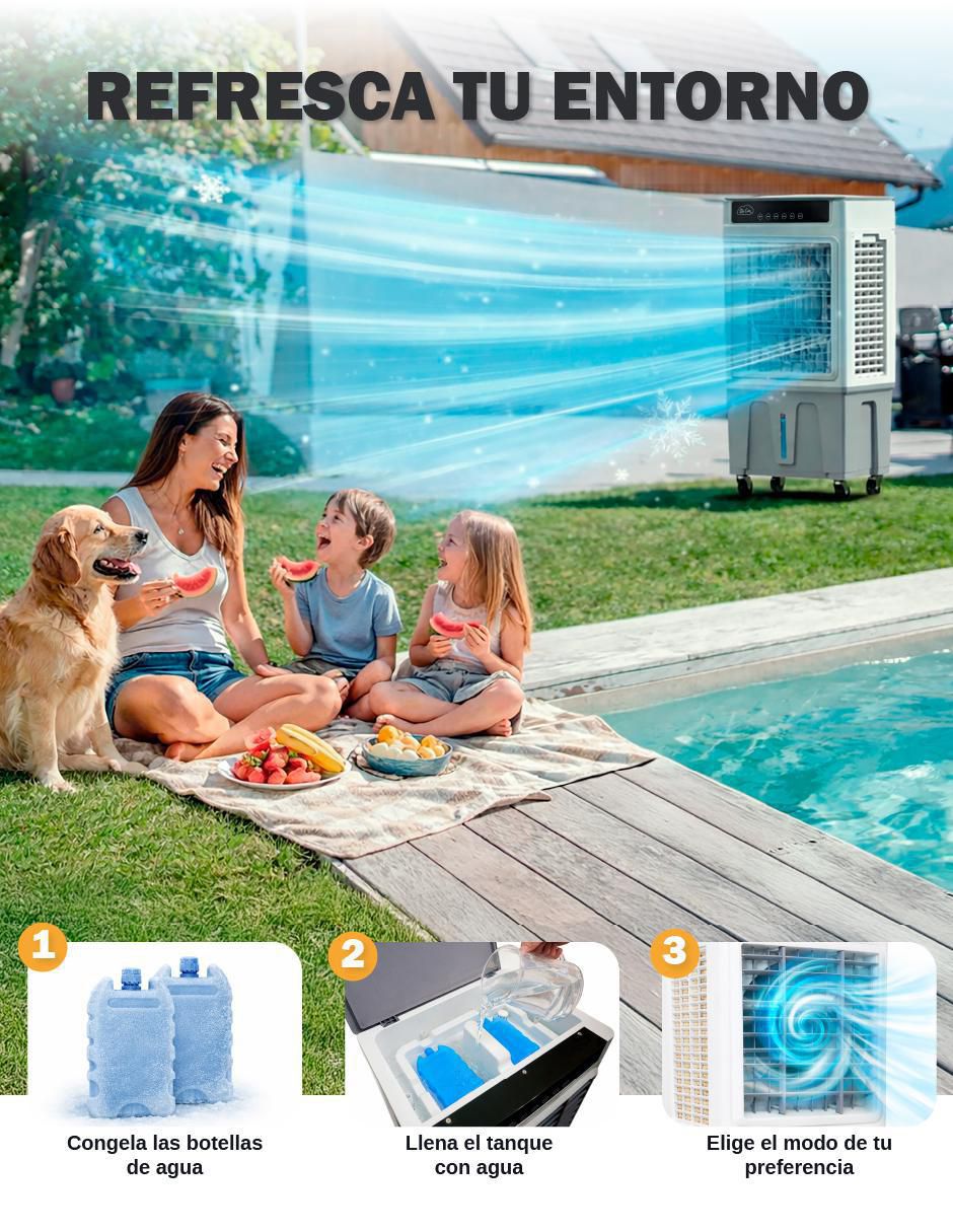 AIRE ACOND PORTATIL ENFRIA, MULTICOLOR3 6