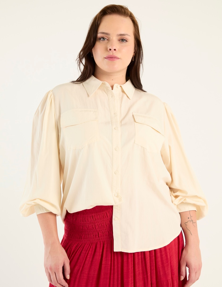 Blusa manga larga para mujer 1