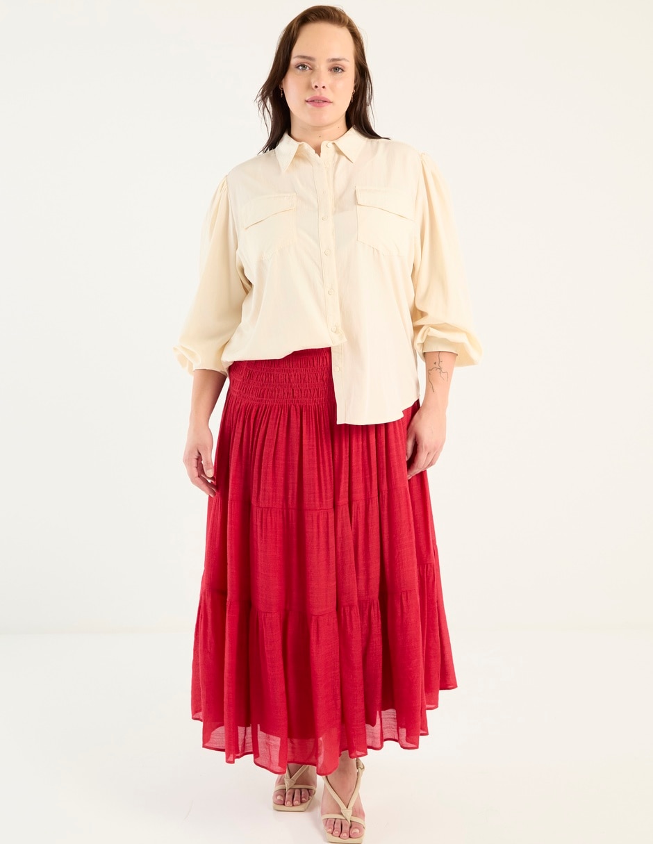 Blusa manga larga para mujer 7
