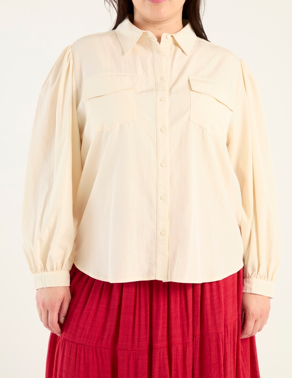 Blusa manga larga para mujer 9