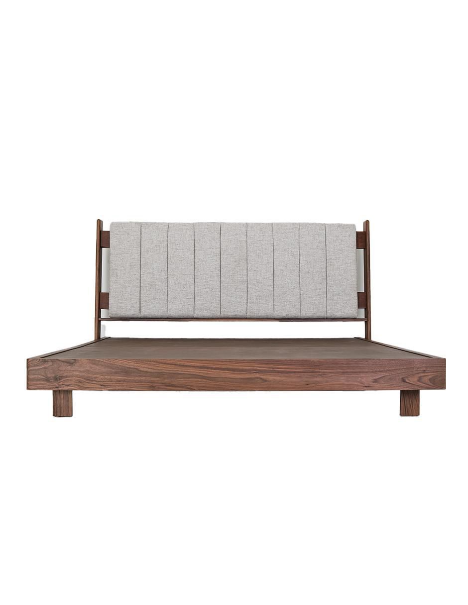 Cama mescato Trra de madera nogal 2