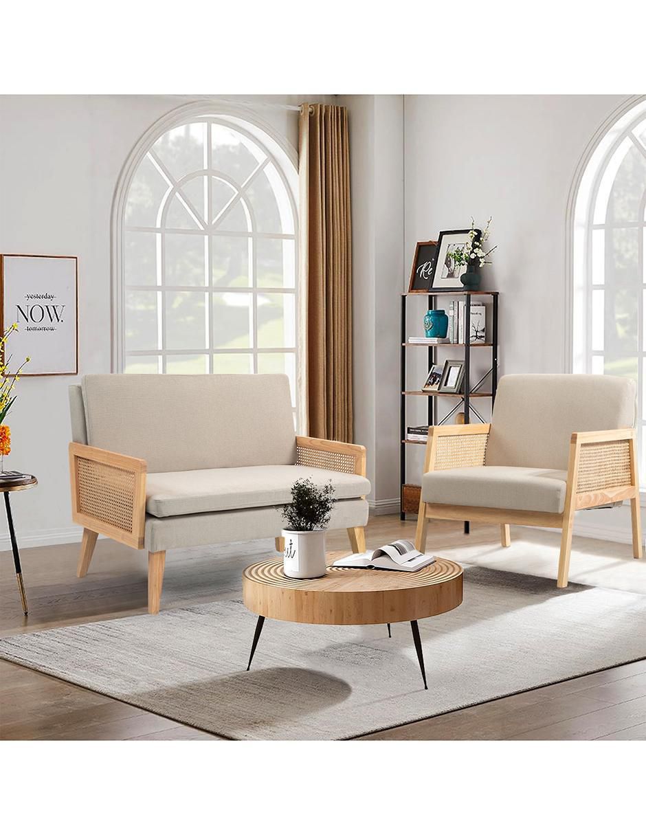 Love seat Dian-D Double de lino 6