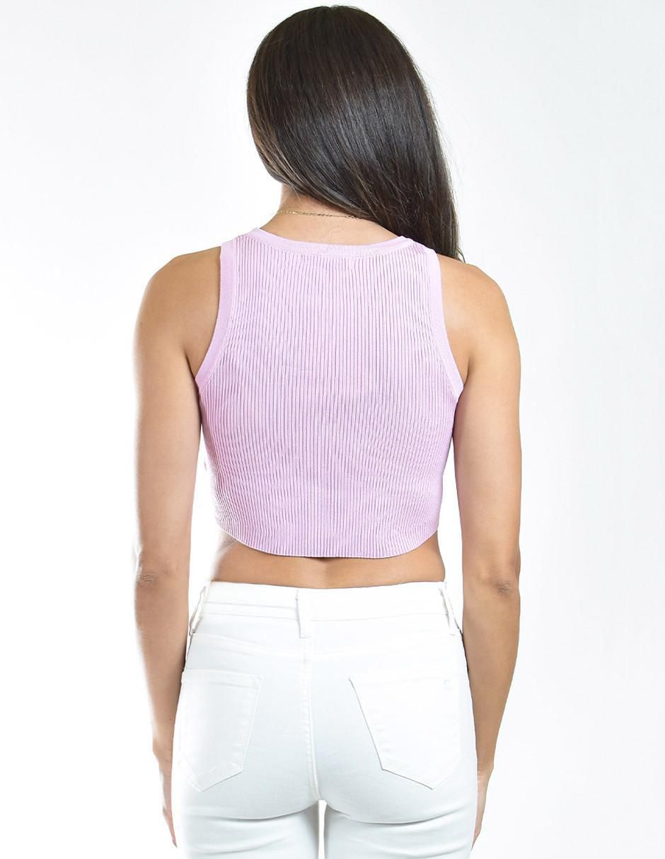 Top Roman Fashion cuello redondo tirante ancho