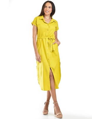 Vestido midi casual para mujer