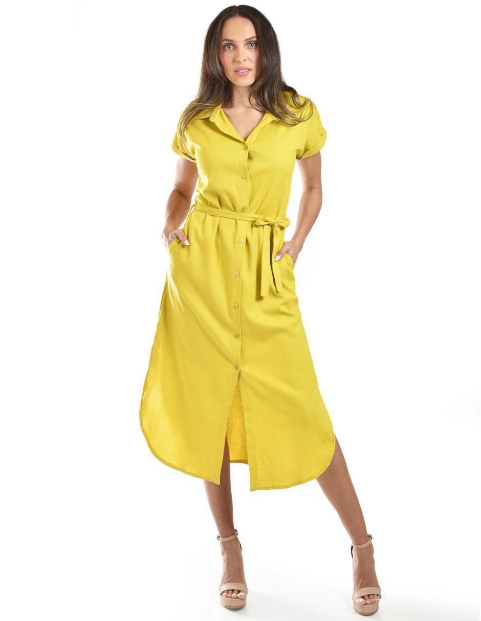 Vestido midi casual para mujer