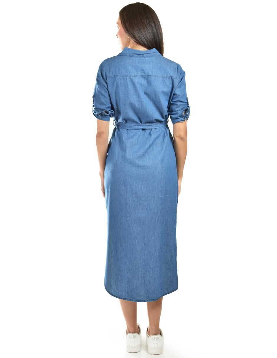 Vestido midi casual para mujer