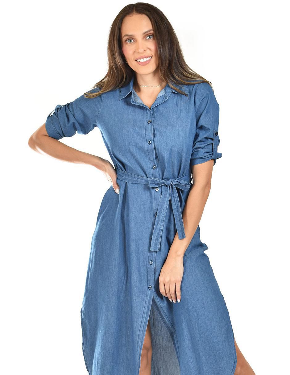 Vestido midi casual para mujer