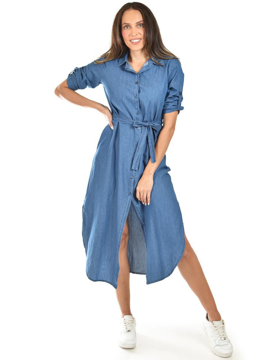 Vestido midi casual para mujer