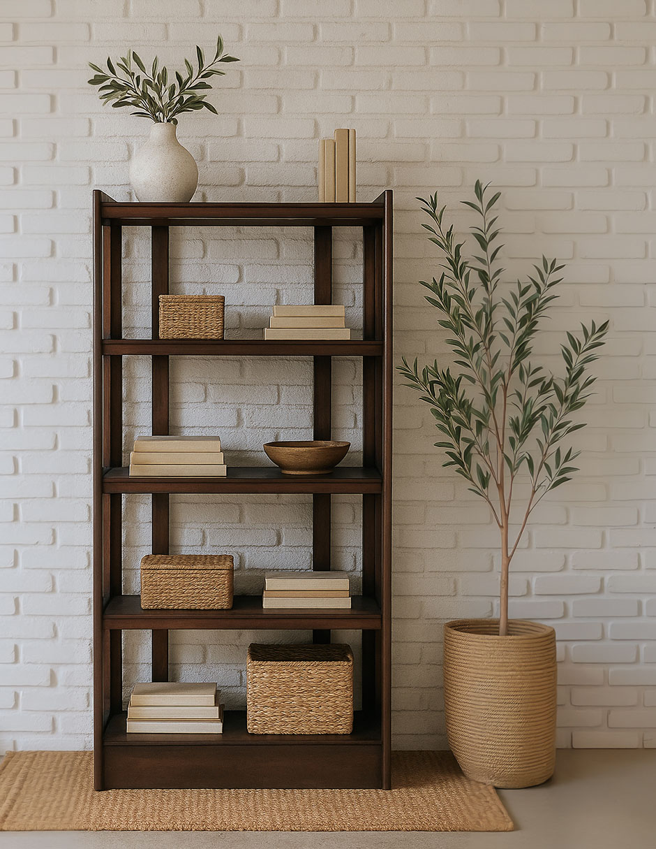 Librero Beirut de madera 6